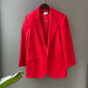 Gorgeous Vintage Red Blazer Size 8